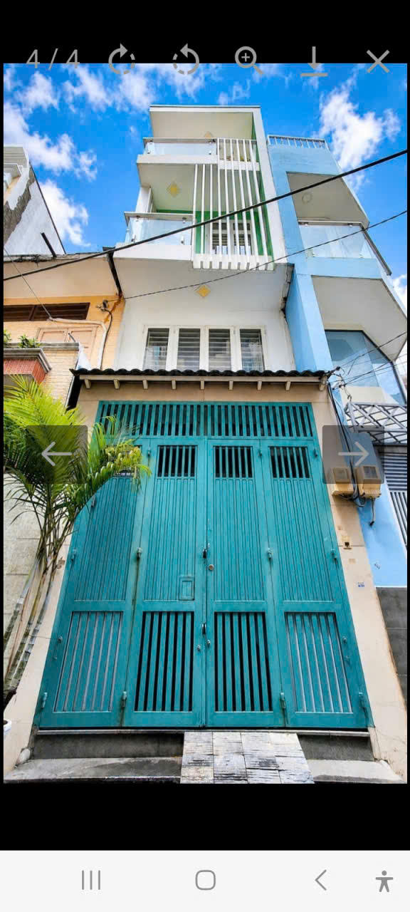 Nhà hẻm xe hơi , 30m2 , 4 lầu , Bình Thạnh , giá 6.7 tỷ.