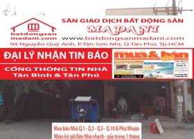 Bán nhà đôi Mặt tiền - Bình Long, P.Phú Thạnh, Q.Tân Phú 587207