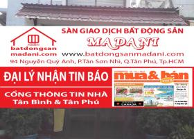 Bán nhà Hẻm 6M – Yên Đỗ, P.Tân Thành, Q.Tân Phú 587395