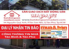 Bán nhà Hẻm 6M – Phan Anh, P.Tân Thới Hòa, Q.Tân Phú 609445