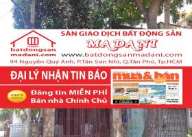 Bán nhà Mặt tiền – Tân Quý, P.Tân Quý, Q.Tân Phú 657971