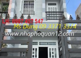 Nhà xây mới DT:4x19m Phường Thạnh Xuân, Quận 12, Gần chợ, trường khoảng 250m giá 1,55 ty Ms Dung zalo 09.33713374 1040443