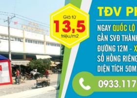 Bán đất Bình Chánh Quốc lộ 50 - đối diện chợ Phú Lạc và trường tiểu học Phong Phú 1247158