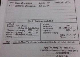Bán nhà MT đường Lê Lâm. DT 4.5 x 18.5, giá 4,65 tỷ 1900253