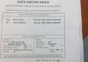 Bán nhà 434/76 Phạm Văn Chiêu, P. 9, Gò Vấp, Hẻm 5m, 4x 12m 2549268