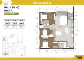 Chính chủ cần bán giá góc căn hộ 3PN The GOLD VIEW diện tích 117 m2 giá 4,9 tỷ bao gồm VAT 3269603