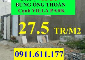 *27.5tr/m2 – SHR- XDTD*, Kẹt tiền bán gấp lô đất Bưng Ông Thoàn, ngay cạnh KDC Villa Park, Phường Phú Hữu, Quận 9, LH 0911.611.177 3271108