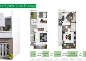 Bán nhà 1 trệt, 2 lầu, 3 phòng ngủ, 2wc, sổ hồng riêng, giá 602 TR. 3069060