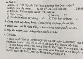 Bán nhà 9x25m mặt tiền Nguyễn Thị Thập, phường Tân Quy, Q7, giá 31 tỷ 3583533
