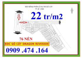 Khu dân cư DRAGON RIVESIDE, đất nền đầu tư giá tốt tại GÒ CÁT, QUẬN 9, chỉ 22tr/m2, 0909 474 164  3778249