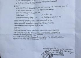 Bán nhà riêng tại Đường Nguyễn Thị Kiểu, Phường Tân Thới Hiệp, Quận 12, Tp.HCM diện tích 60m2  giá 1.95 Tỷ 4628244