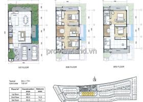 Căn nhà phố dự án Palm Residence. Diện tích 153m2, 4pn, 1 trệt 2 lầu, bán gấp 4783674