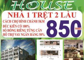 Nhà KDC ECO_HOUSE , ngay chợ Bình Chánh ,giá 850tr/căn SHR 4927762