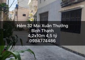Bán nhà hẻm 32 Mai Xuân Thưởng, phường 11, quận Bình Thạnh, cách mặt tiền 5 căn nhà 5657876