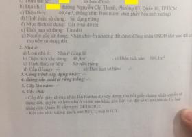 Bán nhà đường Nguyễn Chí Thanh, Phường 3, Quận 10, nhà ban 1 trệt 2 lầu đúc 6 phòng ngủ 6655796