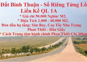 Đất gần KDL Bàu Trắng DT716. 50.000 1m2. Sân bay Phan Thiết, Cao Tốc Bắc Nam, Con Đường Đẹp Nhất VN 6878898