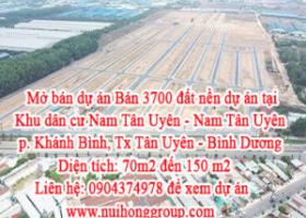 Mở bán dự án Bán đất nền dự án tại Khu dân cư Nam Tân Uyên - Nam Tân Uyên, phường Khánh Bình, Tx 7021553