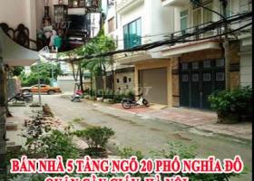 Bán nhà 5 tầng ngõ 20 phố Nghĩa Đô, Quận Cầu Giấy, Hà Nội 7022157