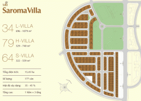 Duy nhất 2 căn biệt thự Saroma Villa Vòng Cung, liền kề nhau khu đô thị Sala Thủ Thiêm Quận 2 7079357