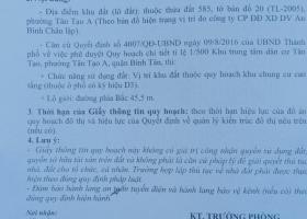 BÁN ĐẤT MTKD ĐƯỜNG TRẦN VĂN GIÀU.PHƯỜNG TÂN TẠO A. BÌNH TÂN.40.5X57M 7162958