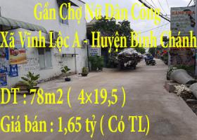 Chính Chủ Bán Nhà Cấp 4 Ở Gần Chợ Nữ Dân Công, Xã Vĩnh Lộc A, huyện Bình Chánh 7654078