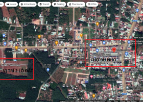 Cần bán 2 lô đất sổ đỏ gần chợ  Bù Nho, 148m2/lô, mỗi lô 630 triệu, lh 0938234510 7828732
