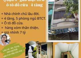 Bán nhà gần mặt tiền Q.8 - Ô tô đỗ cửa - 4 tầng - nhỉnh 7tỷ - 0901462938 Ms. Dung. 8143560