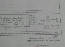 Bán Nhà MT Trương Quốc Dung ngay gần Nguyễn Văn Trỗi, P10, Phú Nhuận, 5*24.5 NH 5.8m, chỉ 38 tỷ  8151164