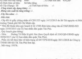 Bán Nhà 8x28m, 2 sổ riêng, hẻm 110/ Tô Hiệu.P Hiệp Tân.Q Tân Phú 7660788