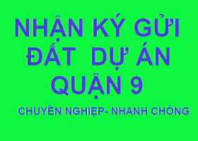 Bán  nhanh 4 nền đất thuộc dự án KDC Thời Báo Kinh Tế, đường Bưng Ông Thoàn, P. Phú Hữu Q9. 8256636