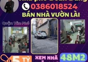 Bán nhà Hẻm Xe Tải Vườn Lài Quận Tân Phú tròn 5 tỷ 0386018524. 8437568