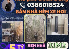 Bán nhà Hẻm xe hơi Cách Mạng Tháng Tám 31m2 Ngang 5m chỉ 5 tỷ 4, Liên hệ: 0386018524. 8467360