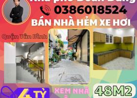 Bán nhà HXH Âu Cơ Quận Tân Bình 48m2 chỉ 4 tỷ. Liên hệ: 0386018524. 8135498