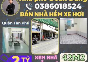 HXH Phú Thọ Hoà Quận Tân Phú 42M2 chỉ 2 tỷ 8 – Liên hệ: 0386018524. 8523158