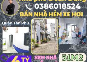 HXH Bờ Bao Tân Thắng Quận Tân Phú 51M2 chỉ 4 tỷ 8 – Liên hệ: 0386018524. 8526413