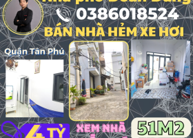 HXH Bờ Bao Tân Thắng Quận Tân Phú 51M2 chỉ 4 tỷ 8 – Liên hệ: 0386018524. 8529363