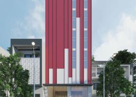 Bán gấp tòa nhà 6 tầng mặt tiền Hà Huy Giáp ngay cầu vượt ngã tư Ga, DT 9*35m 5 phòng thang máy SHR 8535286