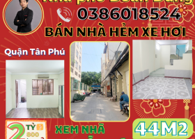 Gấp bán nhà Phú Thọ Hoà 44m2 chỉ 2 tỷ 800 triệu – 0386018524. 8570893