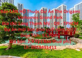 Bán CĂN HỘ Thuộc Dự Án The Origami Vinhomes Grand Park 8599269