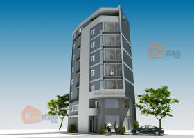 Bán căn hộ dịch vụ góc hai mặt tiền hẻm, cao 8 tầng, thu nhập cao, Phan Huy Ích, 260m2 8767884