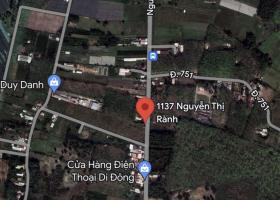 Bán đất MT Nguyễn Thị Rành, An Nhơn Tây, Củ Chi: 25 x 45, giá 8,3 tỷ 8783444