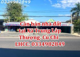Chính chủ cần bán nhà đất tại Xã Trung Lập Thượng. Củ Chi 8877519