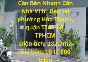 Nhà Đẹp - Giá Tốt Cần Bán Nhanh Căn Nhà Vị trí Đẹp tại quận Tân Phú, TPHCM 9006260