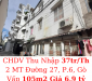 Bán CHDV 2 MT 3 tầng 37 triệu HXH Đường 27, P.6, Gò Vấp 105m2 6,9 tỷ Bán CHDV 2 MT 3 tầng 37 triệu HXH Đường 27, P.6, Gò Vấp 105m2 6,9 tỷ